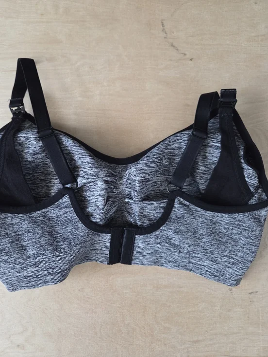 Motherhood Black And White Nursing Bra 1X - Picture 5 of 8